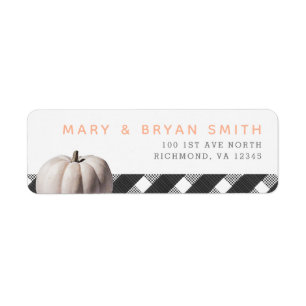 Little White Pumpkin und Buffalo Karo Fall Theme