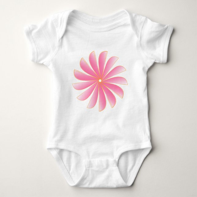 Little Wild Flower,Baby Bodysuit Baby Strampler (Vorderseite)