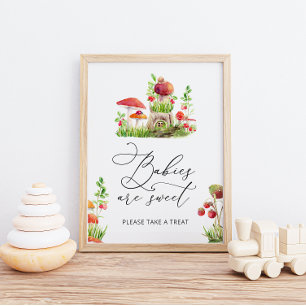 Little Wild Mushroom Babys sind Süßes Poster