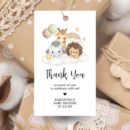 Little Wild One Cute Baby Shower Favor Tags Geschenkanhänger