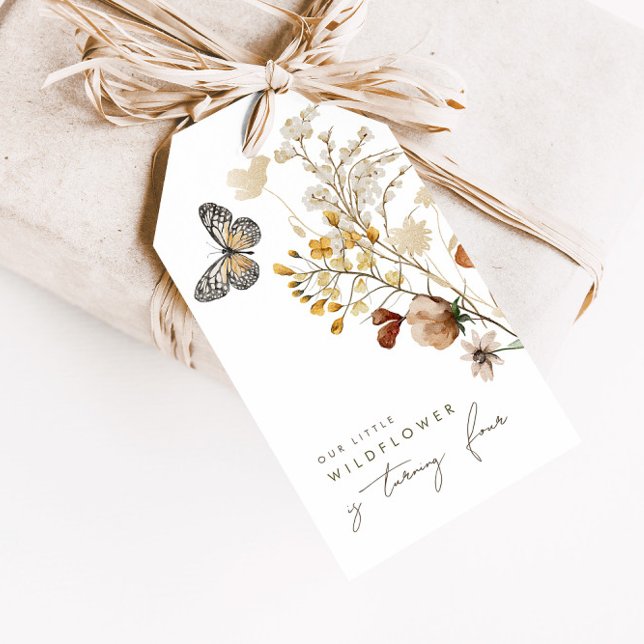 Little Wildblume Butterfly Floral Girls Gefallen Geschenkanhänger (Von Creator hochgeladen)