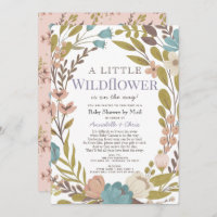Little Wildblume Girl Baby Shower by Mail