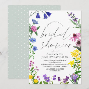 Little Wildblume Script Virtual Brautparty Einladung