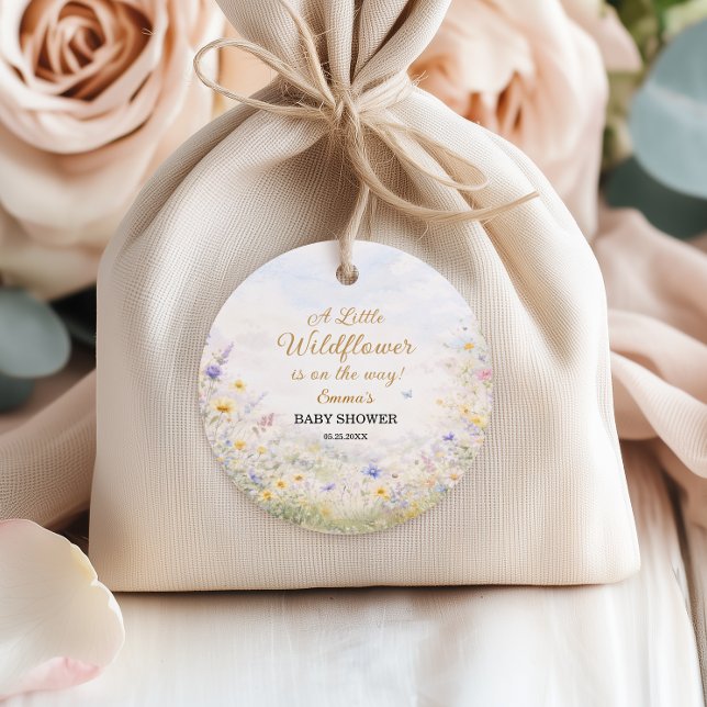 Little Wildflower Meadow Pastel Garden Geschenkanhänger (Von Creator hochgeladen)