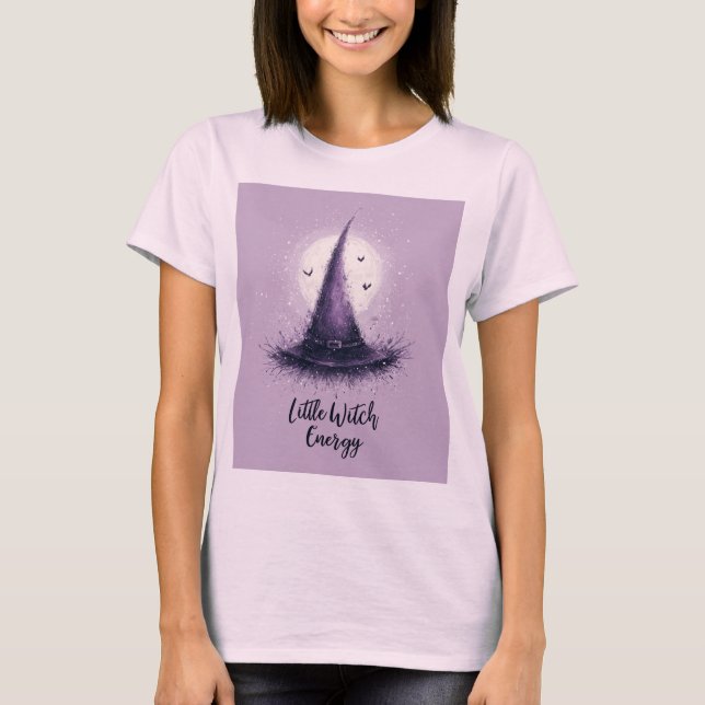 Little Witch Energy Halloween Women T-Shirt (Vorderseite)