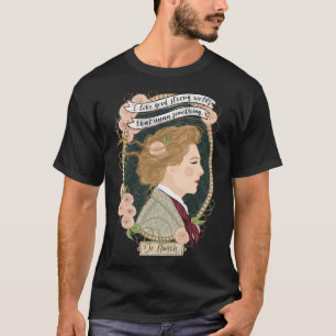 Little Women Potraits Jo März Botanical T-Shirt