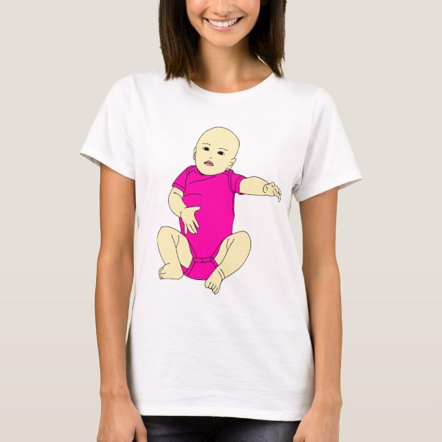 Little Wonder-Baby Pop Kunstmalerei T-Shirt (Vorderseite)