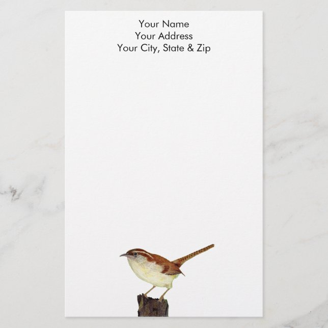 Little Wren Briefpapier (Vorderseite)