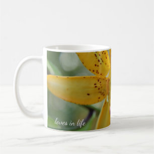Little Yellow Lily Blume Kaffeetasse