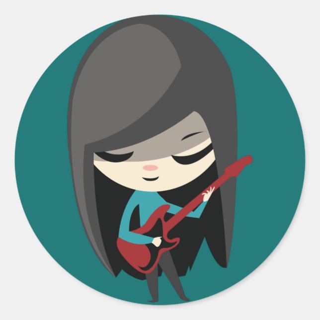 Little Z Runder Aufkleber (Vorderseite)