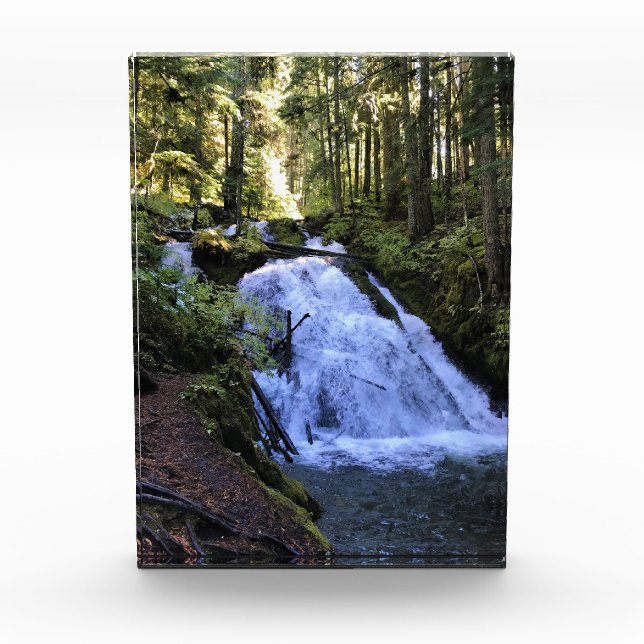 Little Zigzag Falls, OR Fotoblock (Vorderseite)