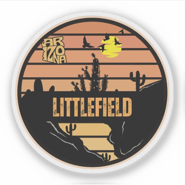 Littlefield, Arizona Aufkleber (Vorderseite)