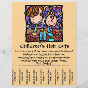 LittleGirlie schneidet & stils Kinderhaar! hellbra Flyer