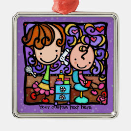 LittleGirlie spielt Haar-Stylist-Verzierung Ornament Aus Metall