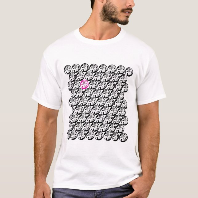 littleman Musterrosa T-Shirt (Vorderseite)
