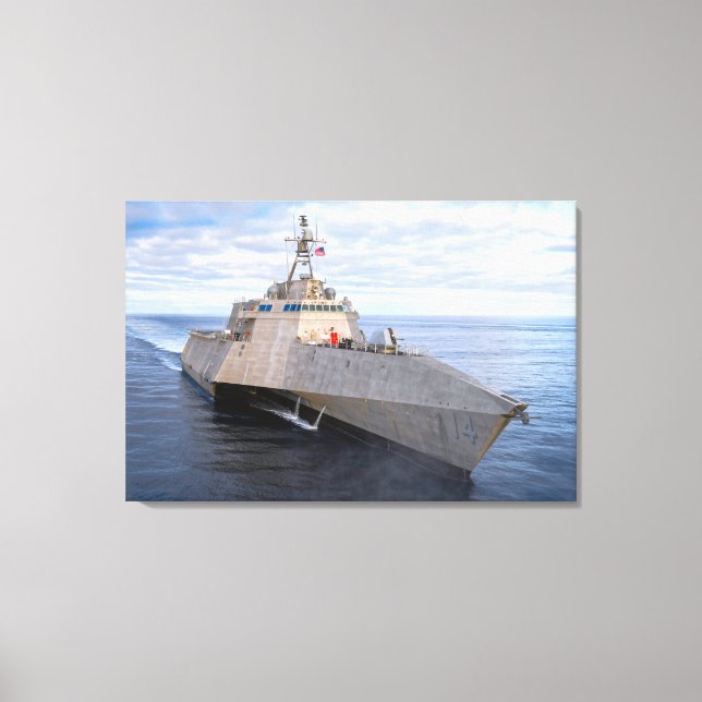 LITTORALE KAMPFSCHIFFE - LCS-14 24x36 Leinwanddruck (Vorderseite)
