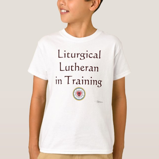 Liturgischer Lutheraner in Ausbildung T-Shirt (Vorderseite)