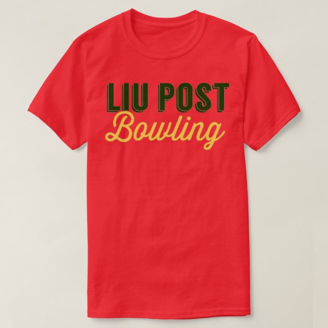 LIU Post Bowling T T-Shirt (Design vorne)