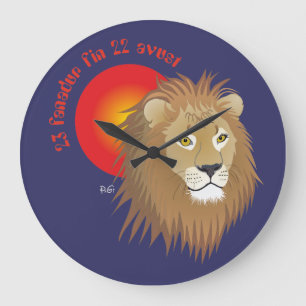 Liun 23 fanadur fin 22 avust große wanduhr