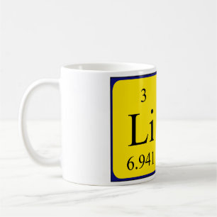 Liv Namen-Tasse periodischer Tabelle Kaffeetasse
