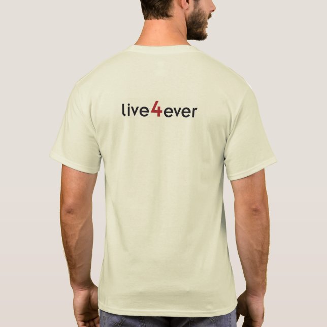 Live4ever Logo-T - Shirt (Rückseite)