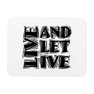 Live-12-Step-Erholung-Slogan-Angebot Gelassen Magnet