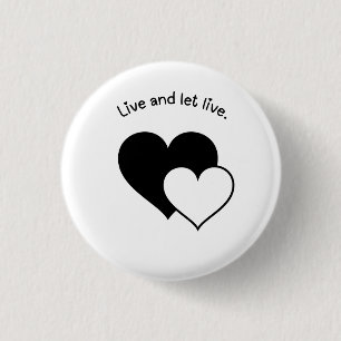 Live-Abzeichen mit Live Button und Lass