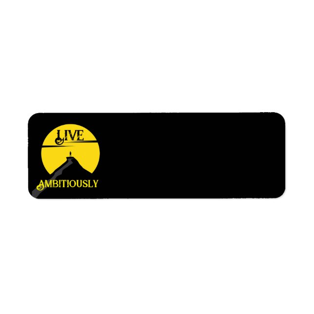 Live Ambient Return Address Label (Vorne)