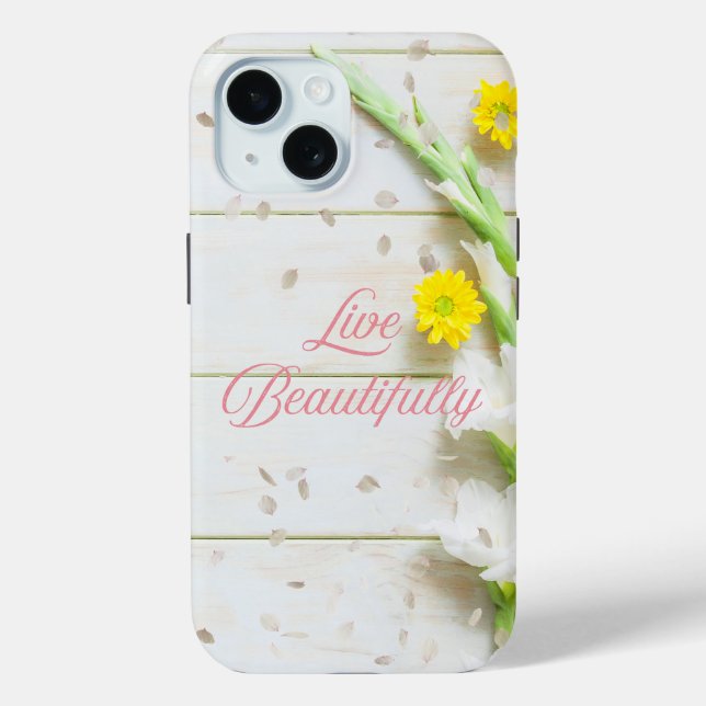 Live Beautiful - iPhone/iPad Gehäuse Case-Mate iPhone Hülle (Rückseite)