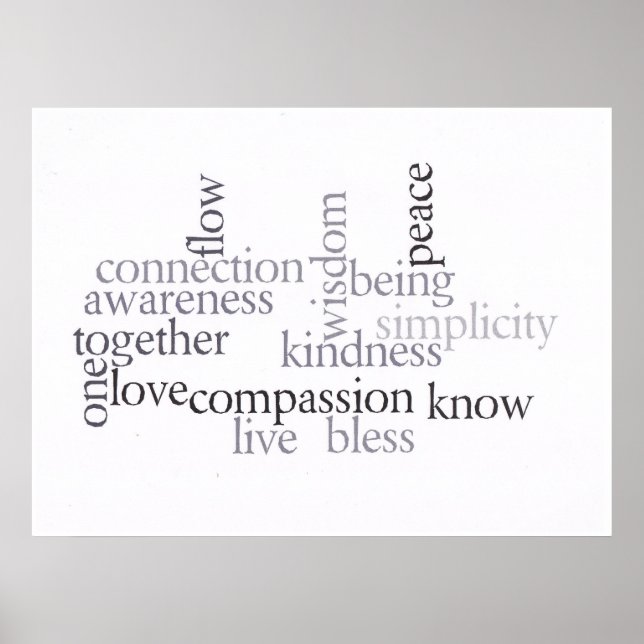 Live-Bewusstsein Poster (Vorne)