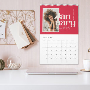 Live Bold Moderner Motivierend Foto Kalender