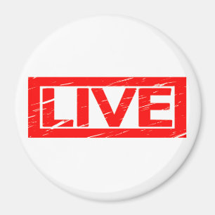 Live-Briefmarke Magnet