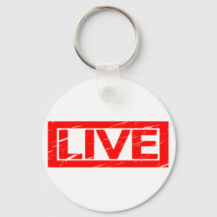 Live-Briefmarke Schlüsselanhänger