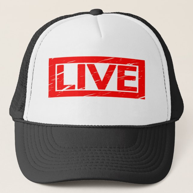 Live-Briefmarke Truckerkappe (Vorderseite)