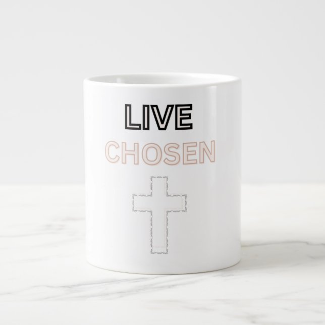 Live Choice Jumbo-Tasse (Vorderseite)