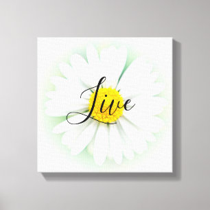 Live Daisy Leinwanddruck