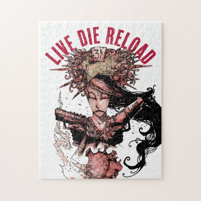 Live Die Rätsel Puzzle (Vertikal)