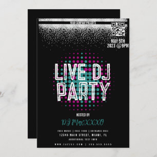 Live DJ Music Night Event Party Bar Flyer Einladung