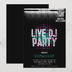 Live-DJ-Musiknacht-Veranstaltung-Party-Bar-Club-Po Einladung