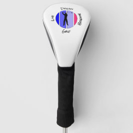 Live, dream, breathe golf golf headcover
