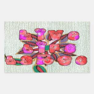 Live Experience Life Große Geschenke.jpg Rechteckiger Aufkleber