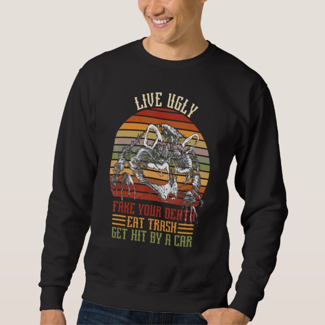 Live-Fakes Ihr Todestrakt wird von einem Auto oder Sweatshirt (Vorderseite)