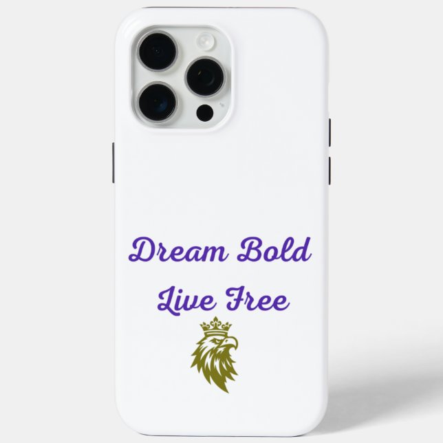 Live Free iPhone Case (Rückseite)