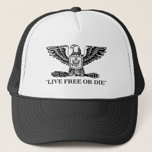 Live Free or Die Adler Truckerkappe