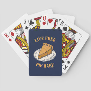 Live Free Pie Hard Spielkarten