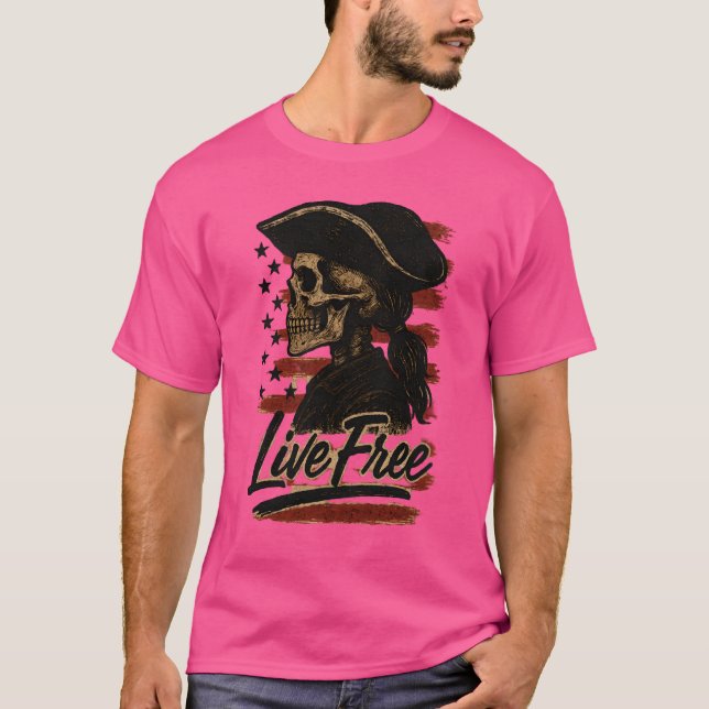 Live Free T-Shirt (Vorderseite)