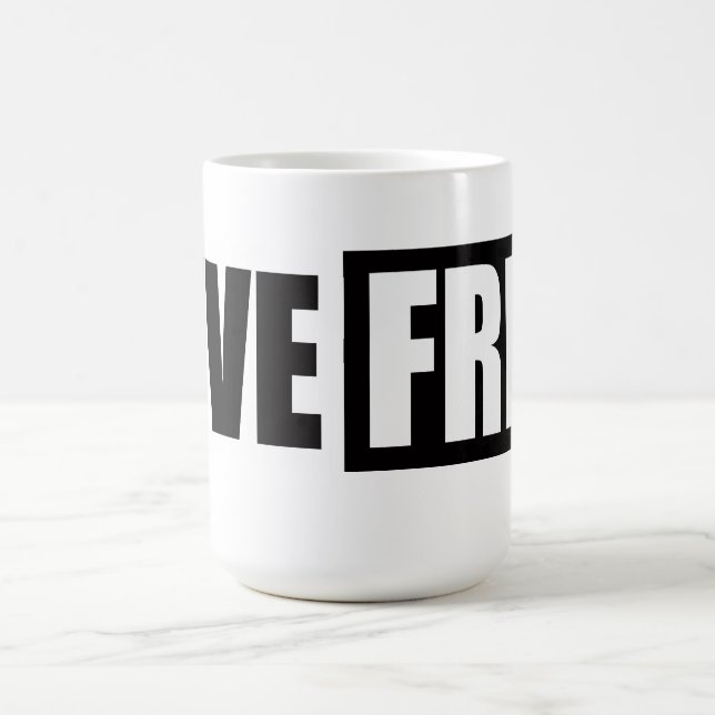 LIVE FREI KAFFEETASSE (Mittel)