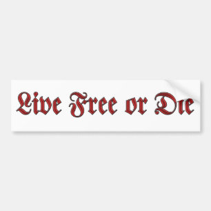 Live-frei oder Die Autoaufkleber