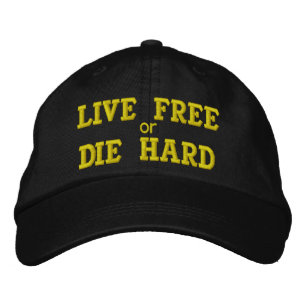 LIVE FREI ODER DIE HARD BESTICKTE BASEBALLKAPPE