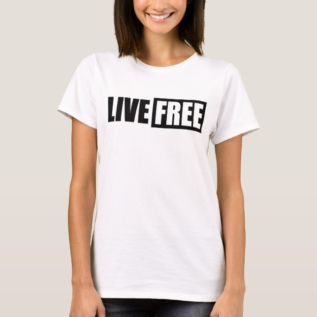 LIVE FREI T-Shirt (Vorderseite)